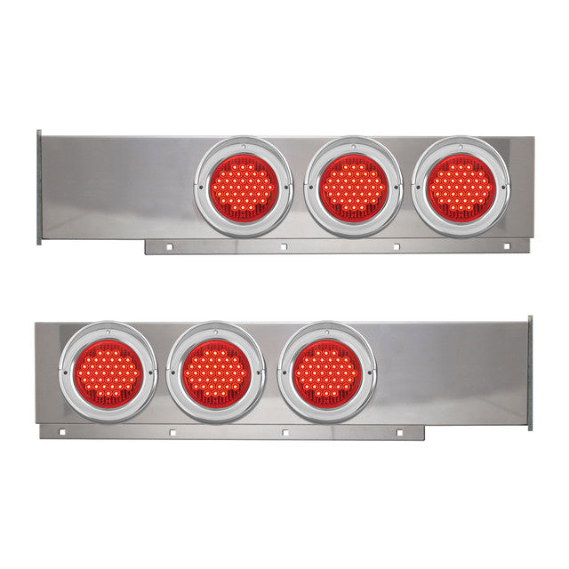 80176 2-Pc Chrome Plated Steel Light Bar