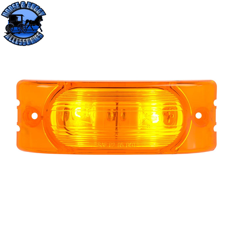 Oblong Rectangular Two-Bulb Marker Light (choose light)