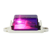 Mini Marker Lights with Rectangular Lens MARKER purple (White base),purple (chrome base) Midnight Blue