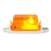 Orange Mini Marker Lights with Rectangular Lens MARKER amber (white base),amber (chrome base)