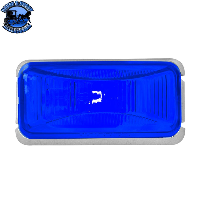 Small Rectangular Single Bulb Sealed Marker Light (CHOOSE COLOR AND STYLE)