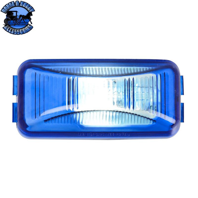 Small Rectangular Single Bulb Sealed Marker Light (CHOOSE COLOR AND STYLE)