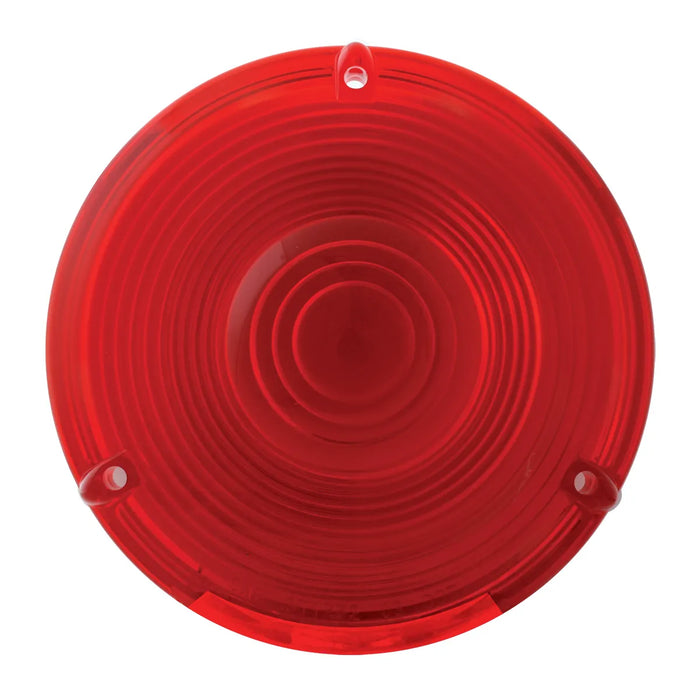 Firebrick RED PLASTIC LENS FOR 4" COMBINATION LIGHT lens