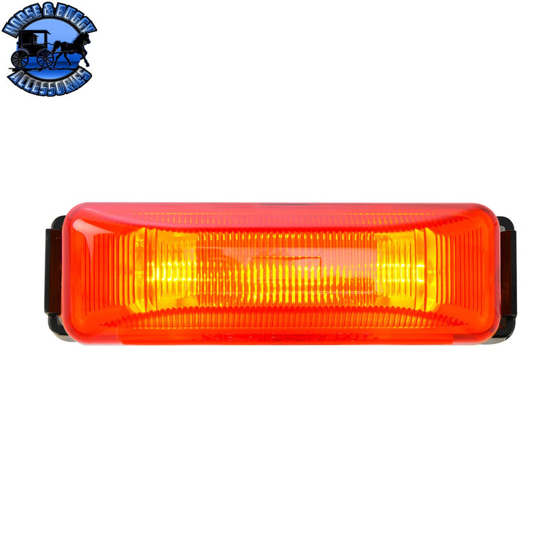 Medium Rectangular 2-Bulb Sealed Marker Light (CHOOSE COLOR)