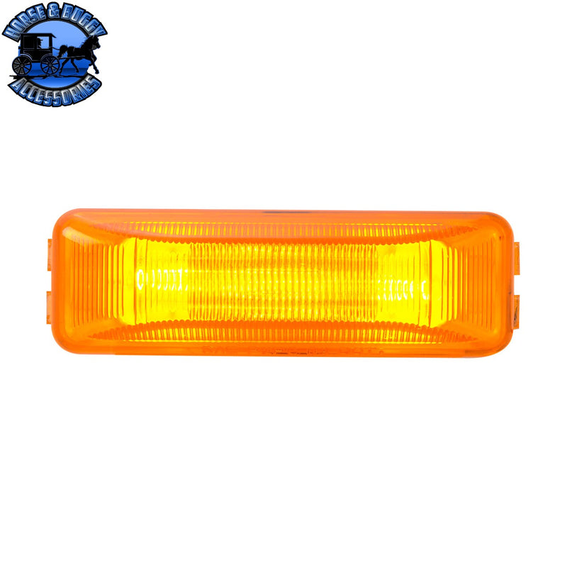 Medium Rectangular 2-Bulb Sealed Marker Light (CHOOSE COLOR)