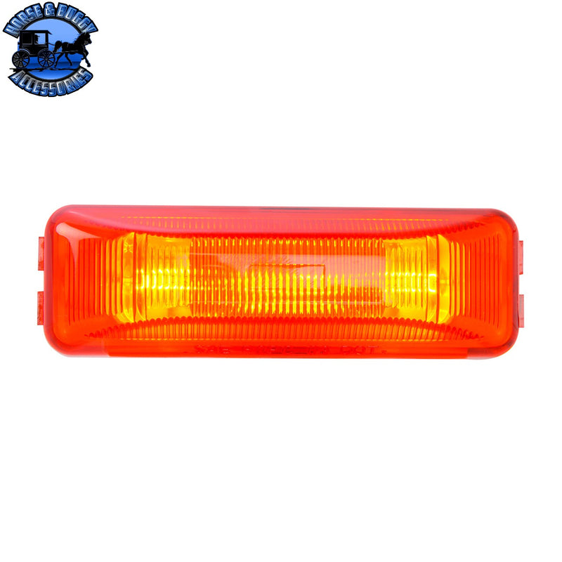 Medium Rectangular 2-Bulb Sealed Marker Light (CHOOSE COLOR)