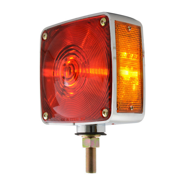 80350 Square Double Face Pedestal Light w/ Side Marker Driver/Passenger
