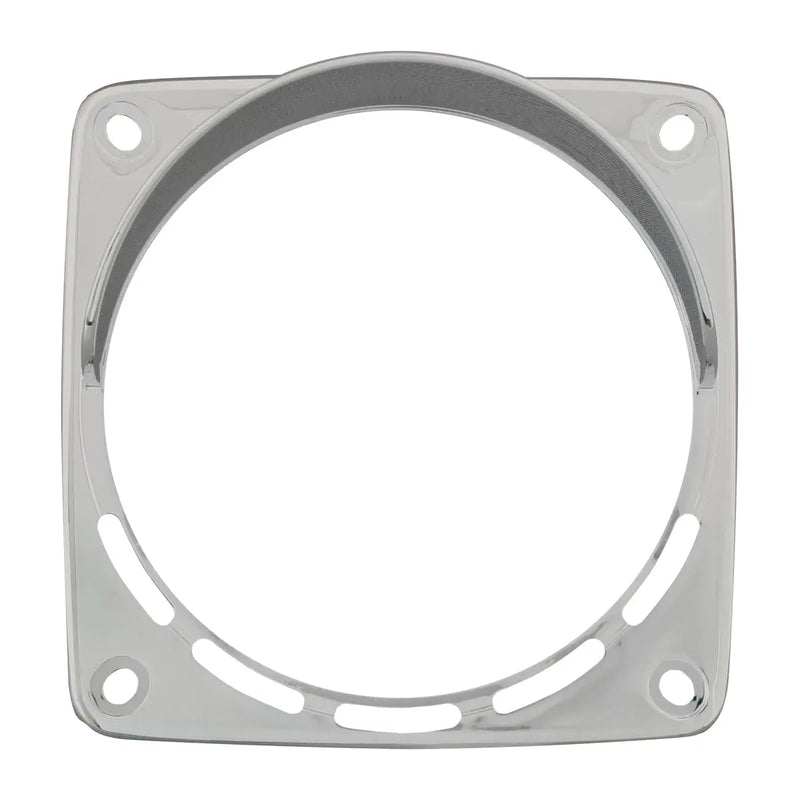 #80358 Bezel with Visor for Square Double Face Pedestal Light Bezel Gray