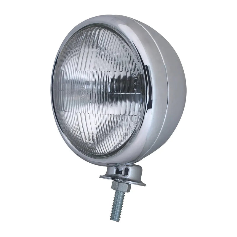 Chrome Plated 6â€³ Sealed Beam Light  #80412 Dark Gray