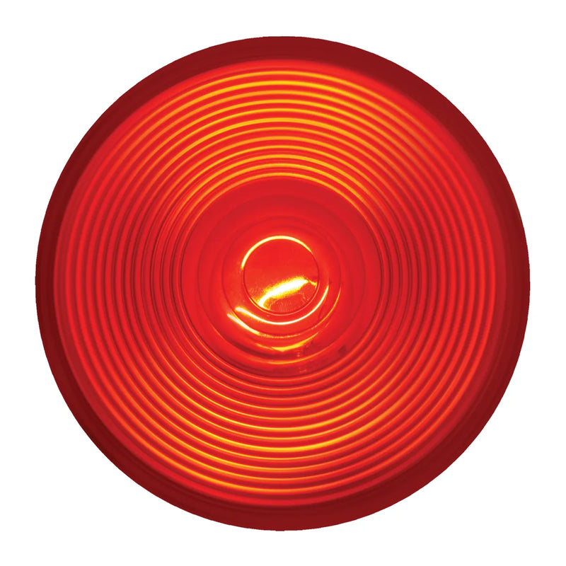 4" RED INCANDESCENT SEALED LIGHT 4" ROUND Firebrick
