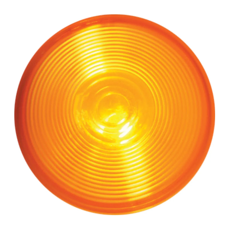 4" AMBER INCANDESCENT SEALED LIGHT 4" ROUND Dark Orange