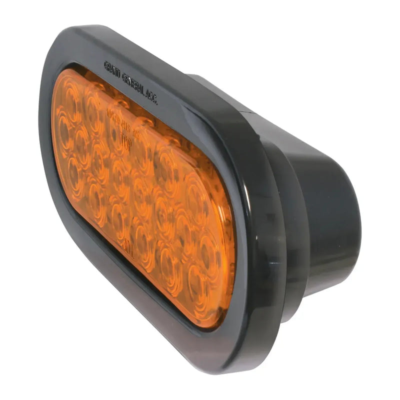 80665 Closed Back Rubberized Vinyl Grommet for Large Oval Lights grommet Dim Gray