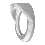 #80716 Grommet Cover w/ Visor for 2.5â€³ Round Light Bezel Dark Gray