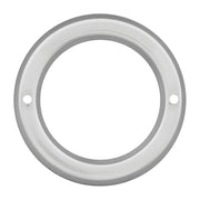 #80721 Grommet Cover w/o Visor for 2" Round Light (STAINLESS STEEL) Bezel Light Gray