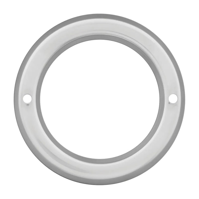 #80721 Grommet Cover w/o Visor for 2" Round Light (STAINLESS STEEL) Bezel Light Gray