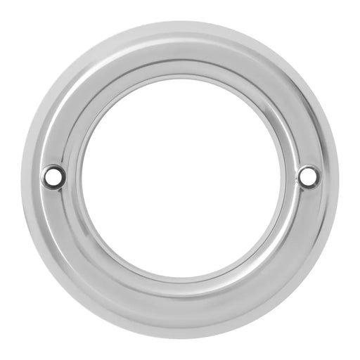 #80729  Grommet Cover w/o Visor for 2" Round Light (CHROME PLASTIC) Bezel Gray