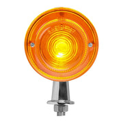 # 80751  1-1/8" ARM AMBER TANKER LIGHT pedestal Chocolate