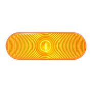 81511 Chrome Plated Steel Triple Light â€œLâ€ Shape Mounting Bracket with Oval Sealed Lights Dark Orange