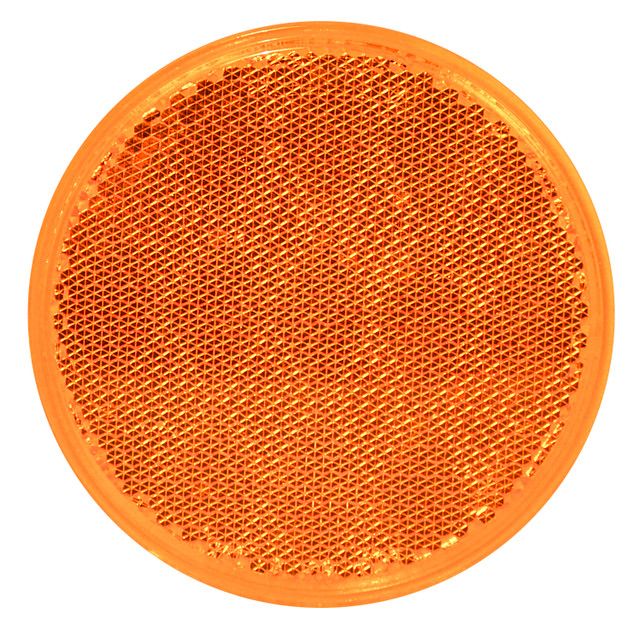 REFLECTOR ÁMBAR DE 3" CON CINTA ADHESIVA
