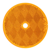 80821 3-1/4" AMBER CENTER MOUNT REFLECTOR Dark Orange