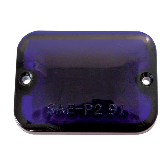 LENTE DE PLÁSTICO MORADA PARA LUZ DE VARILLA PEQUEÑA