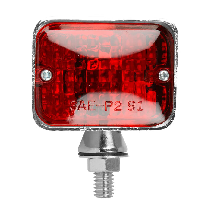 Brown Rod Pedestal Light (choose color & function) red (single function,red (dual function)