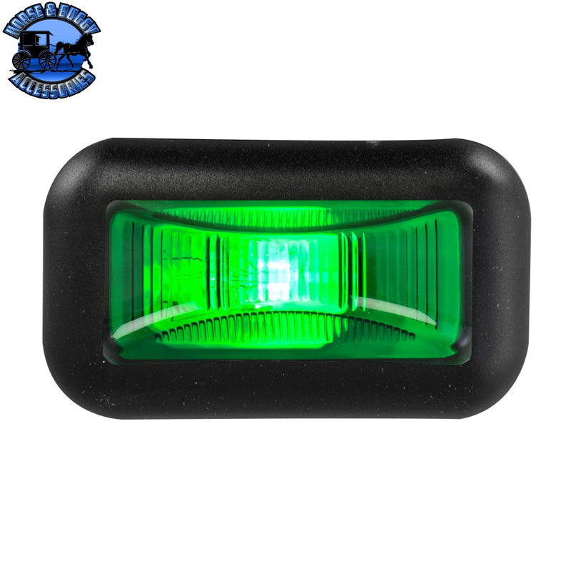 Small Rectangular Single Bulb Sealed Marker Light (CHOOSE COLOR AND STYLE)