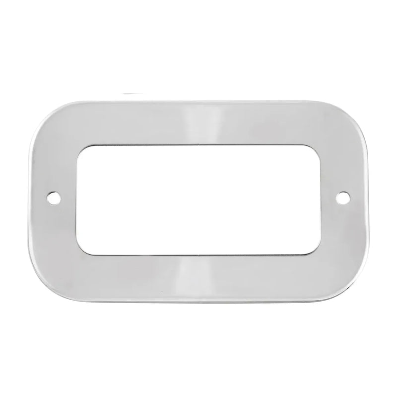 #80955 Grommet Covers for Small Rectangular Lights Bezel Light Gray