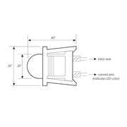 81251 Interior Single LED Snake Light