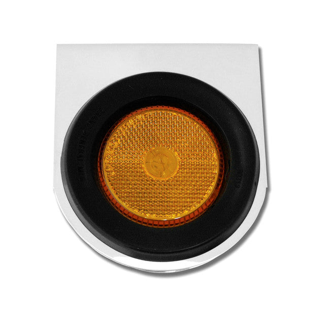 SOPORTE CR L CON 1 LUZ DE BALIZAMIENTO ÁMBAR DE 2.5"