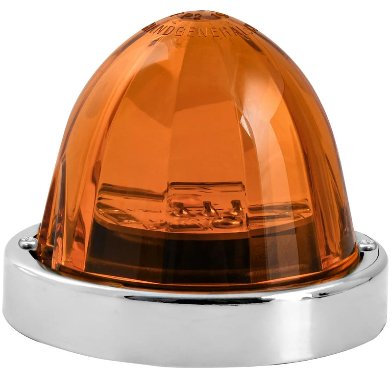 Super Star (Plastic lens) Watermelon Surface Mount LED Sealed Light With Bezel (CHOOSE COLOR) watermelon glass lens amber/amber Chocolate