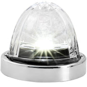 Super Star (Plastic lens) Watermelon Surface Mount LED Sealed Light With Bezel (CHOOSE COLOR) watermelon glass lens white/clear Light Gray