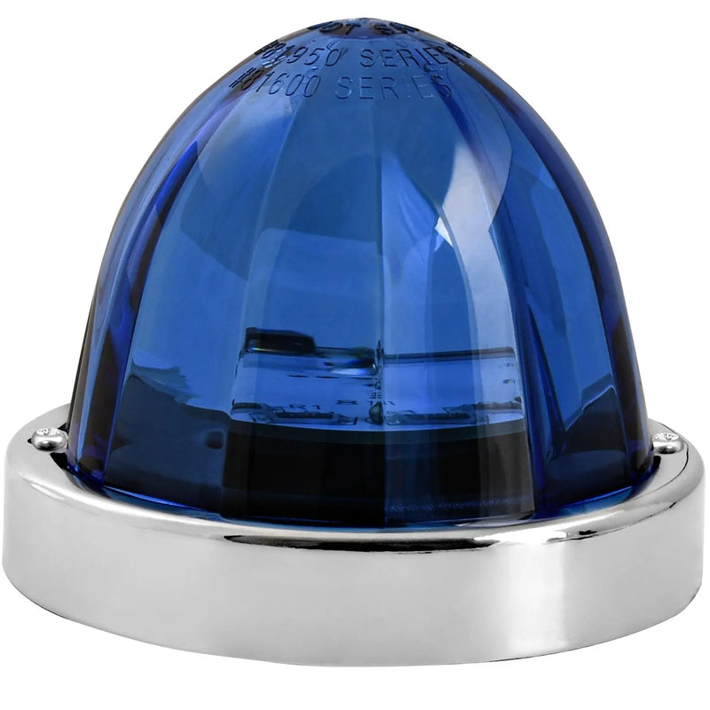 Super Star (Plastic lens) Watermelon Surface Mount LED Sealed Light With Bezel (CHOOSE COLOR) watermelon glass lens blue/blue Light Gray