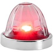 Super Star Watermelon (Glass Lens) Surface Mount LED Sealed Light With Bezel (CHOOSE COLOR) watermelon glass lens red/clear Thistle