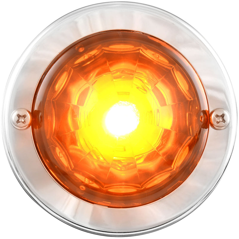 Mini Super Star Watermelon LED Sealed Light with Stainless Steel Bezel (Choose Color)