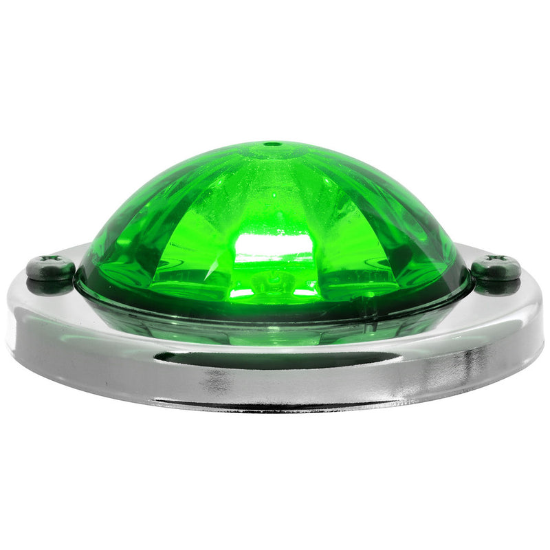 Mini Super Star Watermelon LED Sealed Light with Stainless Steel Bezel (Choose Color)