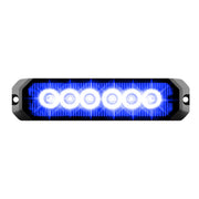 5" MEDIUM RECTANGULAR HIGH POWER LED STROBE LIGHT, BLUE/BLUE Lavender