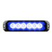 Lavender 5″ MEDIUM RECTANGULAR HIGH POWER LED STROBE LIGHT, BLUE/BLUE