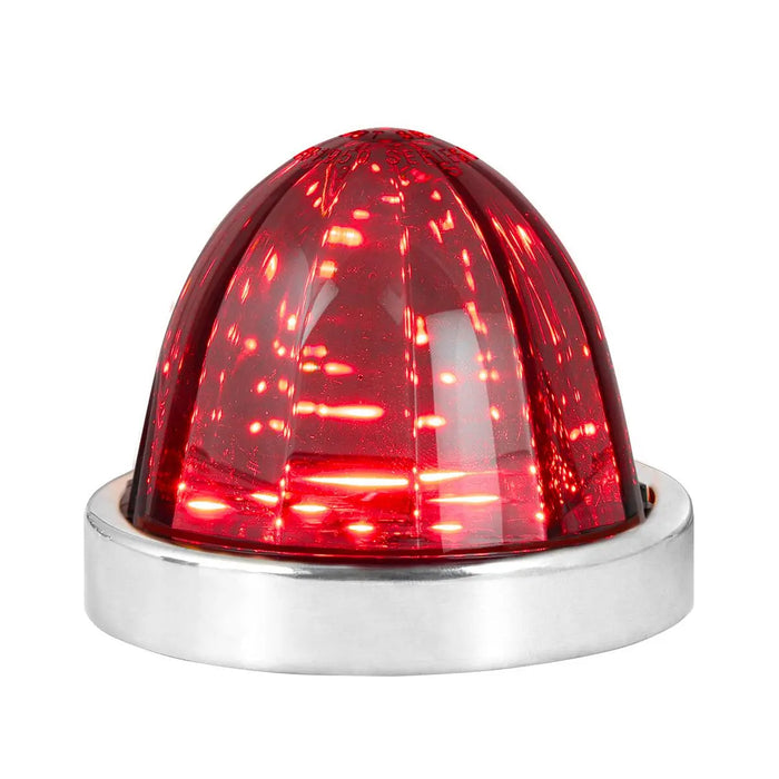 Light Gray Classic Watermelon Surface Mount LED Light in Smoke Lens (CHOOSE COLOR) Watermelon Light AMBER/SMOKE (LIGHT ONLY),RED/SMOKE (LIGHT ONLY),BLUE/SMOKE (LIGHT ONLY),GREEN/SMOKE (LIGHT ONLY),WHITE/SMOKE (LIGHT ONLY),AMBER/SMOKE (W/BEZEL),RED/SMOKE (W/BEZEL),BLUE/SMOKE (W/BEZEL),GREEN/SMOKE (W/BEZEL),WHITE/SMOKE (W/BEZEL)