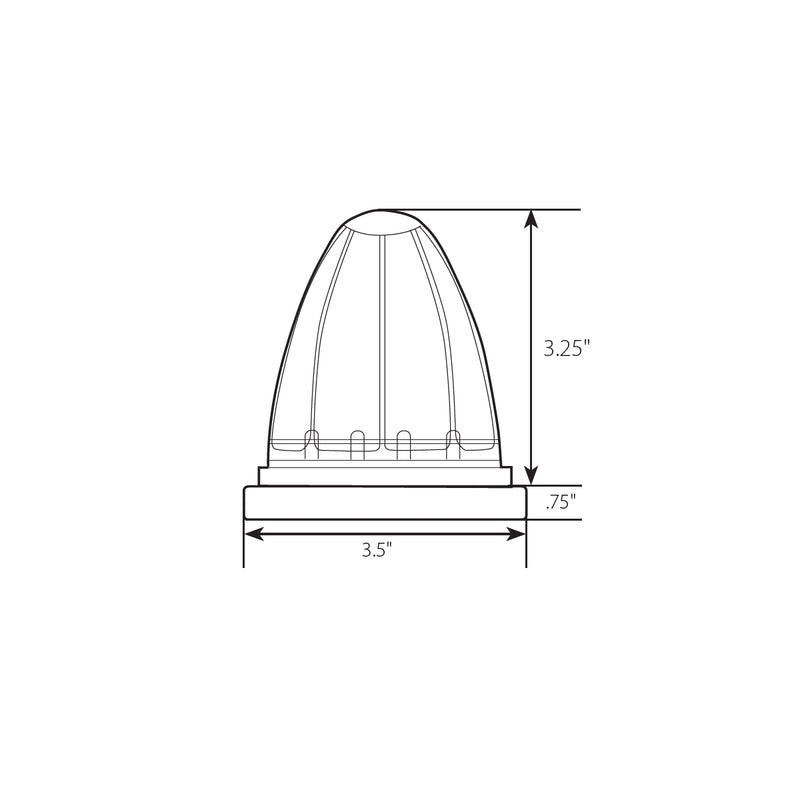 81979 Watermelon Surface Mount LED Light