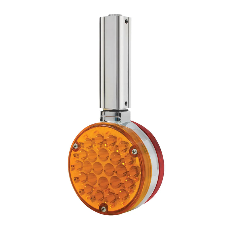 5" L ALUM. W/S.S. EXTENSION S.S. MIRROR ARM CLAMP & HW Chocolate