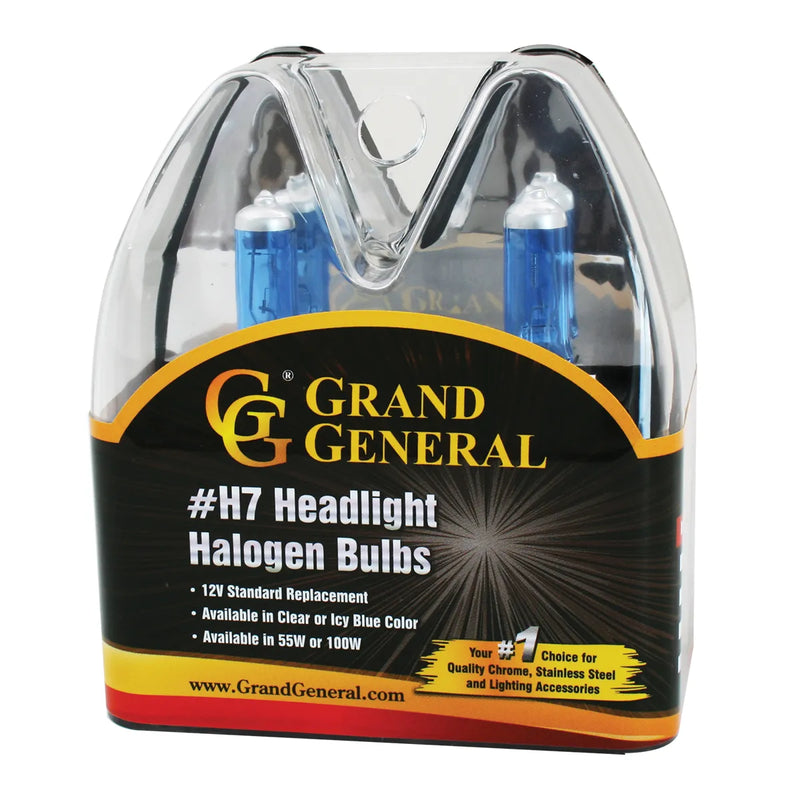 H7 Headlight Halogen Bulb (CLEAR) #82058 Tan