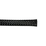#82149  5" BLACK BRAIDED EXPANDABLE WIRE SLEEVING, SET OF 4PCS Black