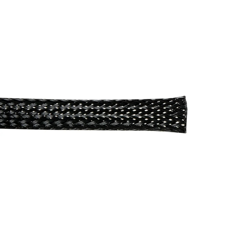 #82149  5" BLACK BRAIDED EXPANDABLE WIRE SLEEVING, SET OF 4PCS Black