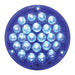 Dark Slate Blue 4″ Pearl LED Light with Housing  (choose color) 4" ROUND blue/blue (light only)