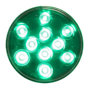 4" MEGA 10 PLUS GREEN 10 LED SEALED LIGHT 4" ROUND Pale Turquoise
