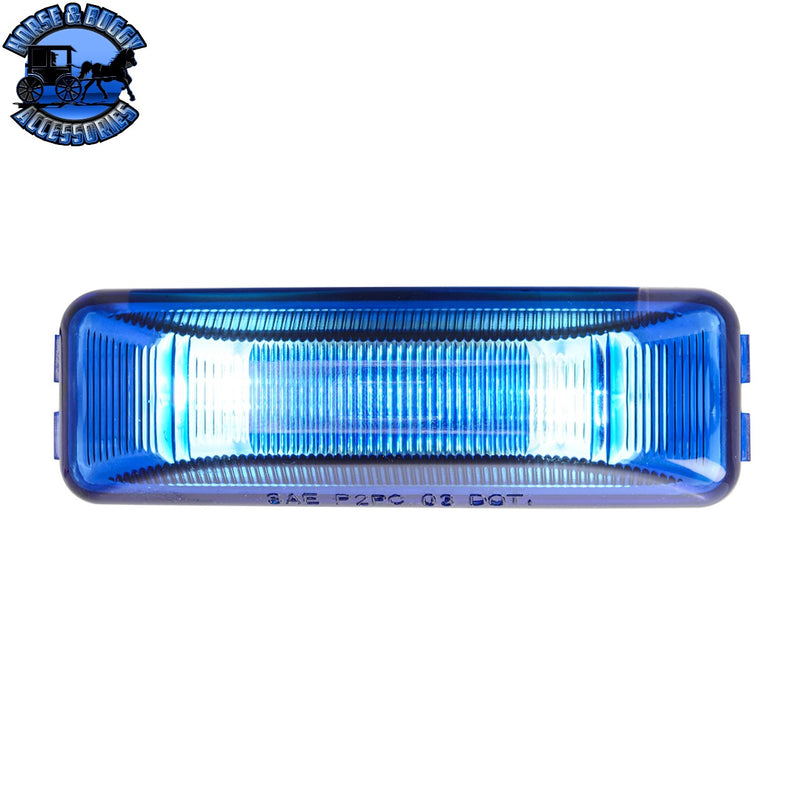 Medium Rectangular 2-Bulb Sealed Marker Light (CHOOSE COLOR)