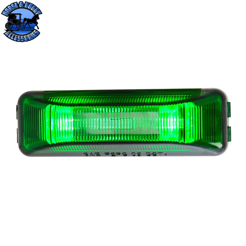 Medium Rectangular 2-Bulb Sealed Marker Light (CHOOSE COLOR)