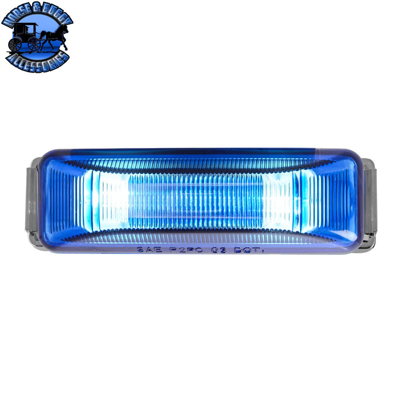 Medium Rectangular 2-Bulb Sealed Marker Light (CHOOSE COLOR)