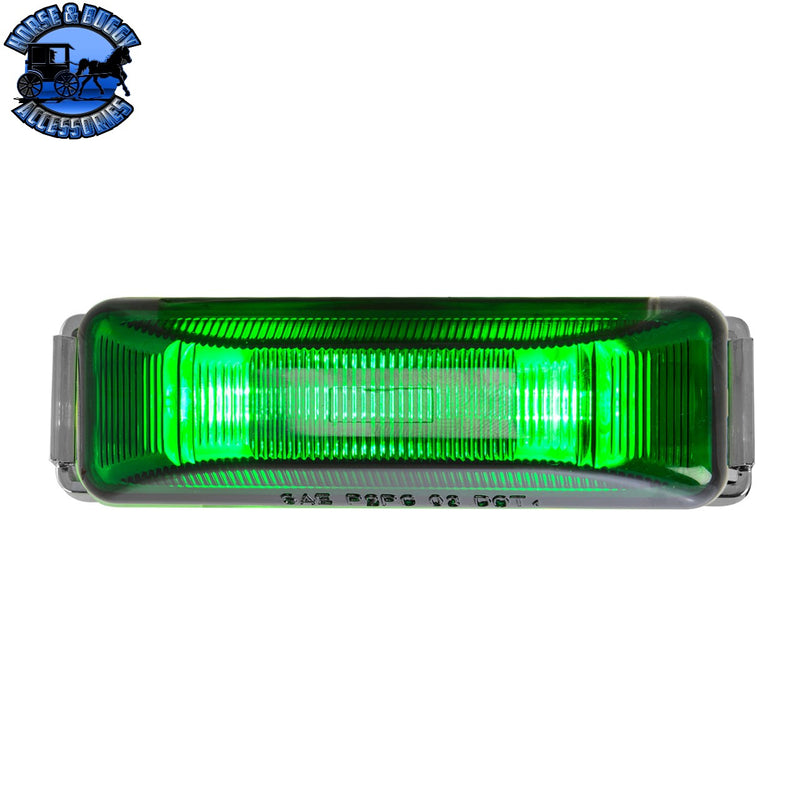 Medium Rectangular 2-Bulb Sealed Marker Light (CHOOSE COLOR)